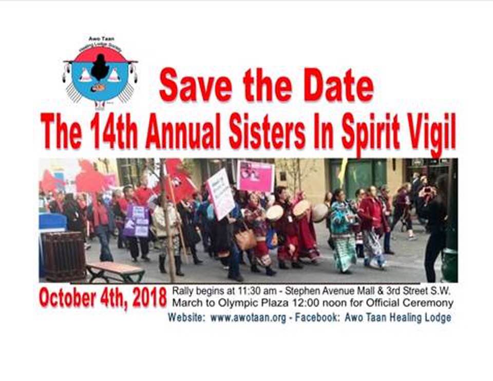 14th Annual Sisters in Spirit Vigil